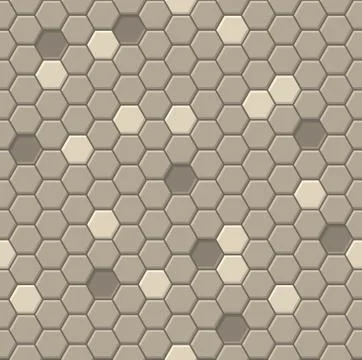 Honeycomb Hexagon Seamless Pattern for Backgrounds. Vector Stock Illustration