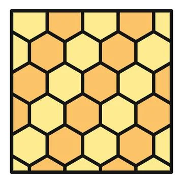Honeycomb hexagonal pattern abstract geometric background design Stockillustratie