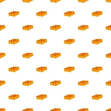 Honeycomb hexagonal pattern repeating creating sweet background Stockillustratie