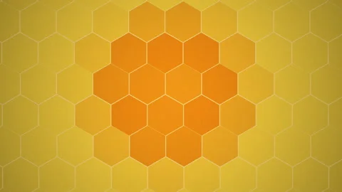 Honeycomb, Hexagonal Pulsing Pattern Texture, Motion Graphic Illustration, Stock Footage 149055620