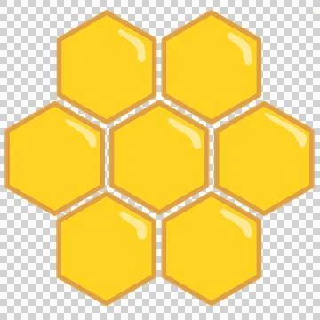 Honeycomb, hexagonal tiles Stock Illustration