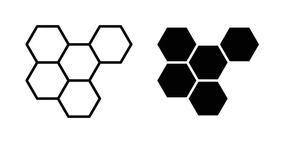 Honeycomb icon vector design. EPS10 イラスト素材