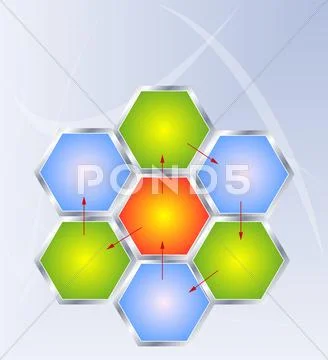 Honeycomb Stock Illustration