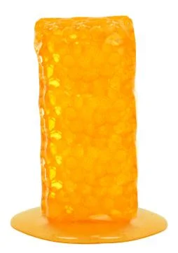 Honeycomb isolated on a white background Stock Photos