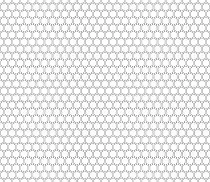 Honeycomb mosaic background. Rounded hexagons mosaic pattern. Hexagon shape.. Stock Illustration