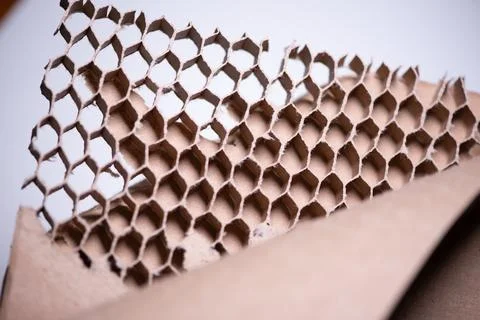 Honeycomb paper cell Stock Photos