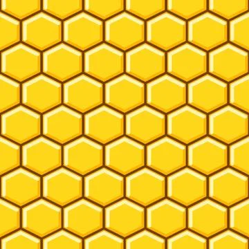 Honeycomb pattern cells vector background Stock Illustration