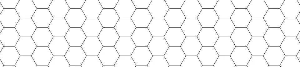Honeycomb pattern with hexagon mesh. Texture bee comb grid. Flat vector Stock Illustration