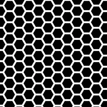 Honeycomb Pattern Hexagonal Stock Illustration