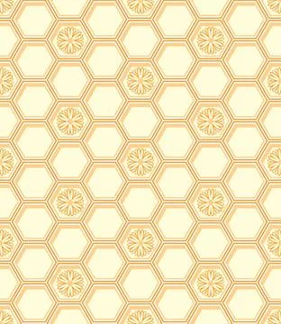 Honeycomb pattern Honeycomb pattern. Color bright decorative background ve... 写真素材