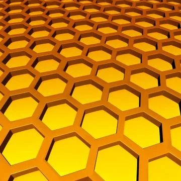 Honeycomb Pattern Stock Illustration