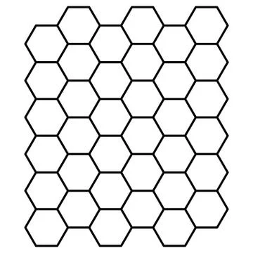 Honeycomb Pattern Vector Stock Illustration