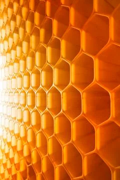 Honeycomb as the perfect backdrop Stock Photos