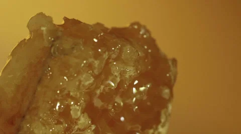 Honeycomb rotating slowly Stock Footage 36518578