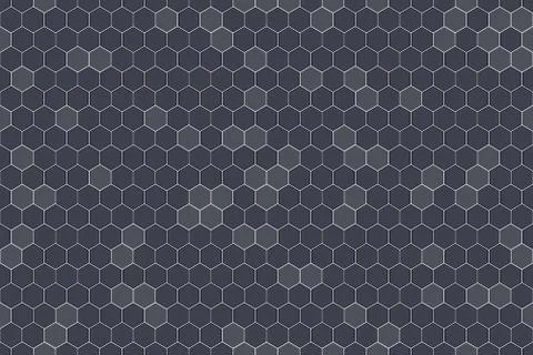 Honeycomb Seamless Pattern. Geometric Hexagons Background Stock Illustration