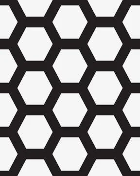 Honeycomb seamless pattern Stock Illustration