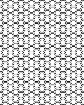 Honeycomb seamless pattern Stock Illustration
