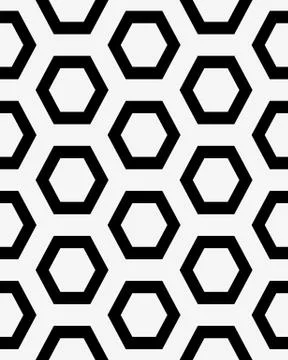 Honeycomb seamless pattern Stock Illustration