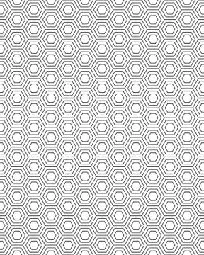 Honeycomb seamless pattern Stock Illustration