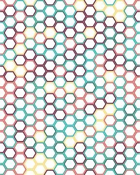 Honeycomb seamless pattern Stock Illustration