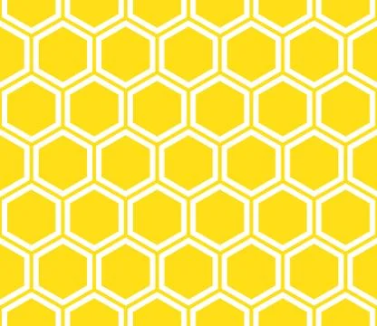 Honeycomb seamless pattern Stock Illustration