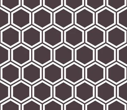 Honeycomb seamless pattern Illustrazione stock