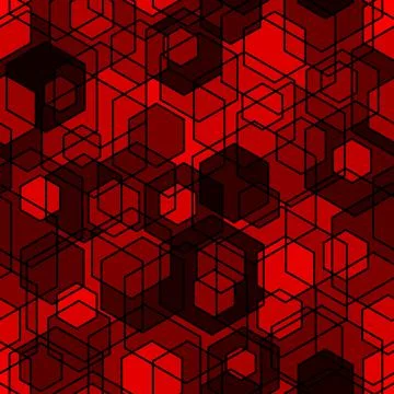 Honeycomb seamless pattern. Repeated overlap hexagon motif texture print Stock Illustration