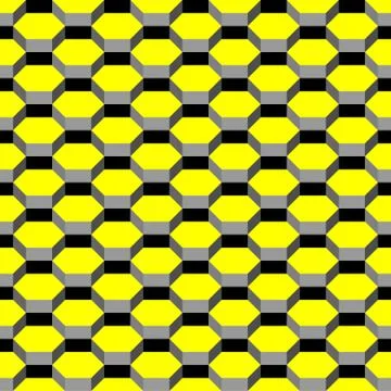 Honeycomb seamless pattern, vector illustration Stock Illustration