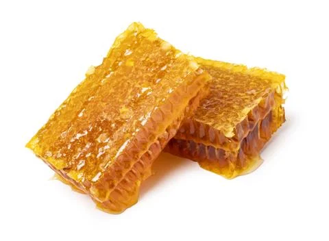 Honeycomb slice Stock Photos