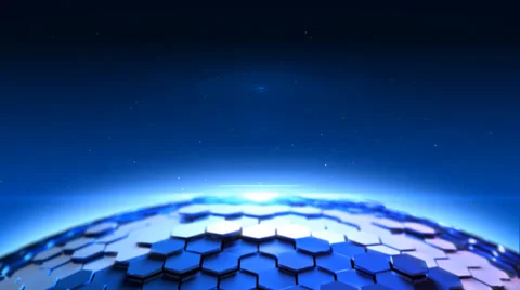 Honeycomb sphere Stock-Footage 37793952