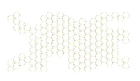 Honeycomb structure. Honey comb. Bee products in sketch style. Vector 스톡 일러스트
