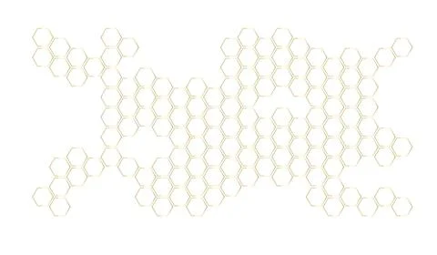 Honeycomb structure. Honey comb. Bee products in sketch style. Vector 스톡 일러스트