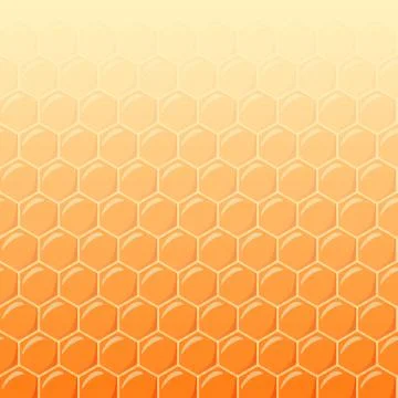 Honeycomb as vector background Stock Illustration