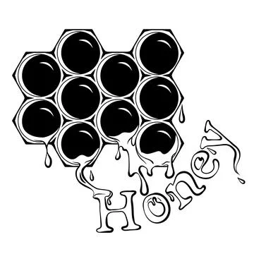 Honeycomb vector illustration 스톡 일러스트