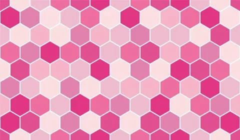 Honeycomb vector pattern for design textiles and backgrounds Stock Illustration