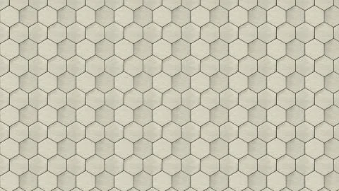 Honeycomb wall texture. Grey hexagon clusters. abstract geometric background Illustrazione stock