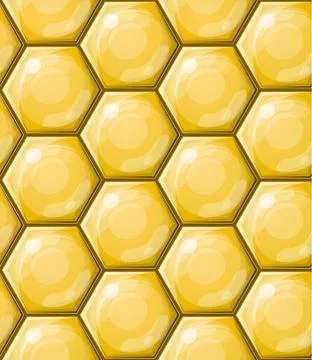 Honeycomb wallpaper pattern Stock Illustration