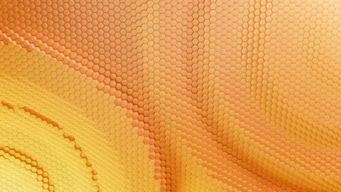 Honeycomb Waves Stock-Footage 204944875