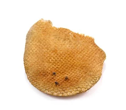Honeycomb on white background Foto stock