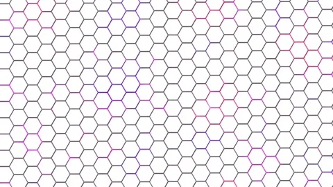 Honeycomb. white elegant simple background.  background animation Stock Footage 277641745