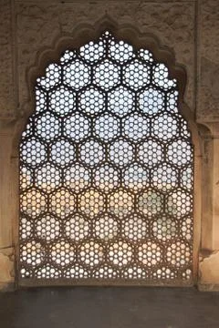 Honeycomb Window Pattern Stock Photos