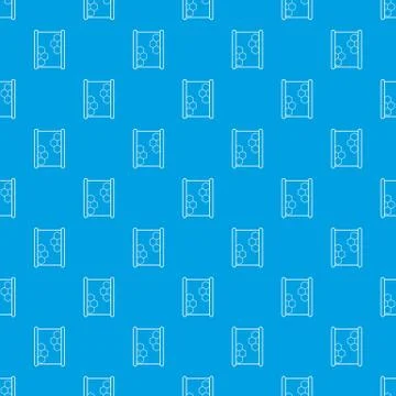 Honeycomb on wood pattern vector seamless blue Stockillustratie