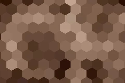 Honeycombs pattern. Multi-colored rectangular pixel background. Stock Illustration