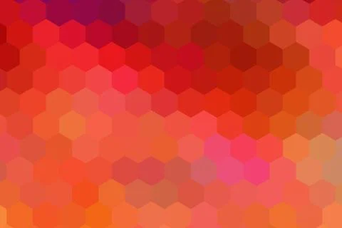 Honeycombs pattern. Multi-colored rectangular pixel background. 스톡 일러스트