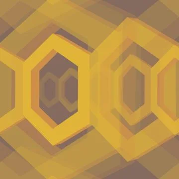 Honeycombs, vector pattern. Stock Illustration