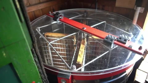 HoneyExtractionCentrifuge Stock Footage 340121155