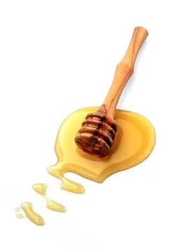 Honey.Liguid honey Stock Photos