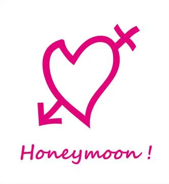 Honeymoon Stock Illustration