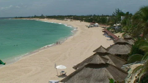 Honeymoon Resort Stock Footage 474402