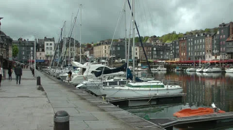 Honfleur 2 Stock Footage 25908676